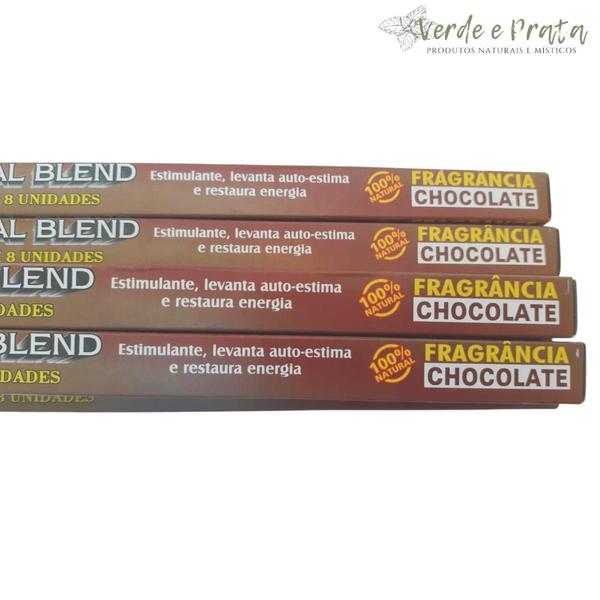 Imagem de 4 Un. Incenso Hindus Special Blend - CHOCOLATE c/8 varetas 100%Natural