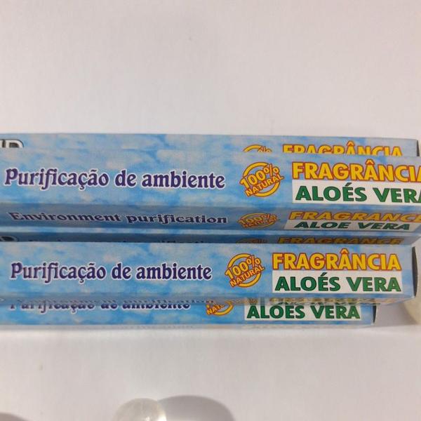 Imagem de 4 Un. Incensos Hindus Special Blend - ALOE E VERA c/8 varetas 100%Natural