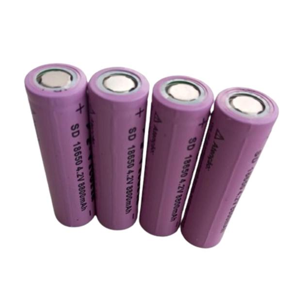 Imagem de 4 unidades 18650 8800mAh 4,2v pilha recarregável