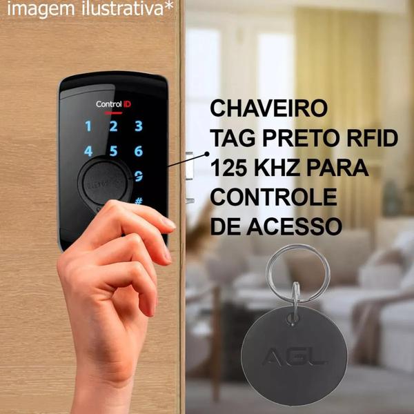 Imagem de 40 Chaveiros Tag Aproximação Controle Acesso Rfid 125Khz Agl  (2775)