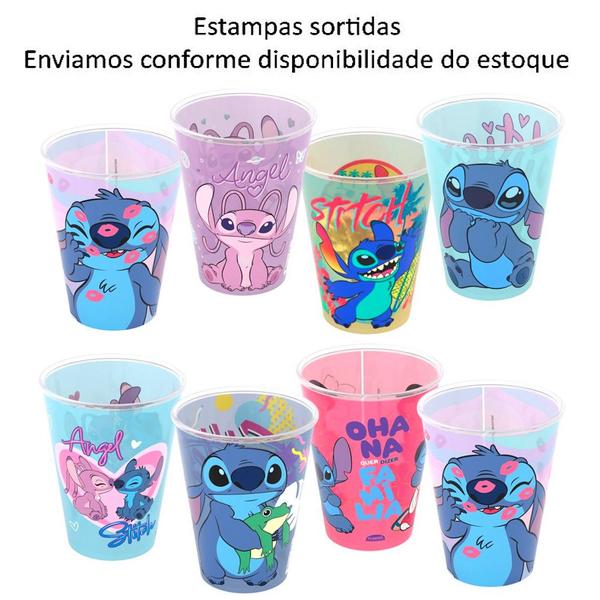 Imagem de 40 Copos Festa Aniversário Sacola Surpresa Decoração Lembrança Stitch Original