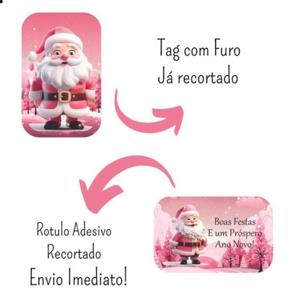 Imagem de 40 Lembrancinhas Mini Loção Natal Mimo Clientes Funcionarios Boas Festas Final De Anos