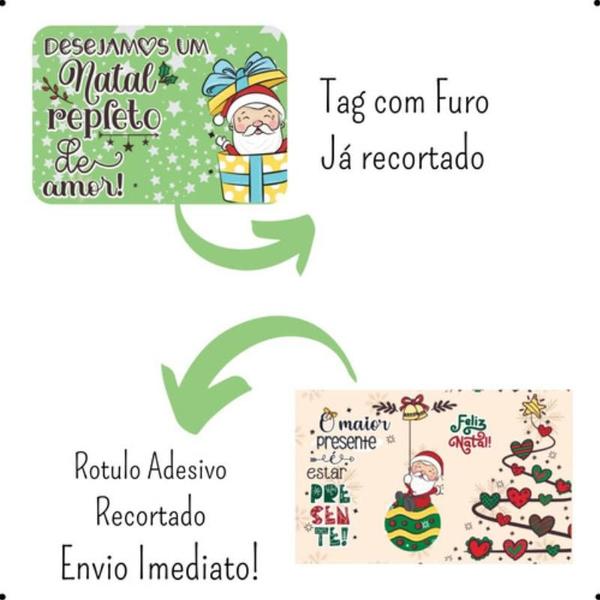 Imagem de 40 Lembrancinhas Mini Loção Natal Mimo Clientes Funcionarios Boas Festas Final De Anos