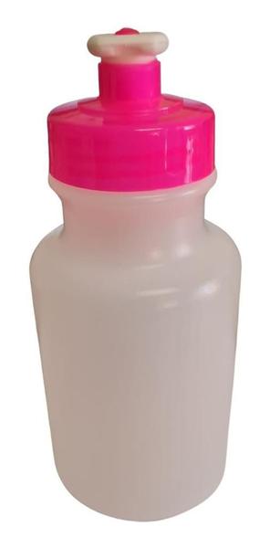 Imagem de 40 Mini Garrafas Squeeze 300ml 20 tampa azul e 20 tampa rosa