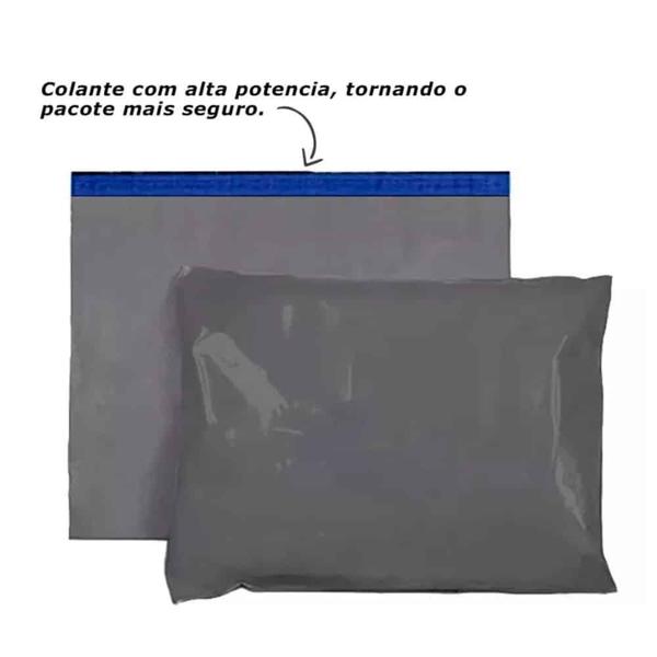 Imagem de 40 Un Envelope Segurança 70x50 Saco Lacre Adesivo Embalagem