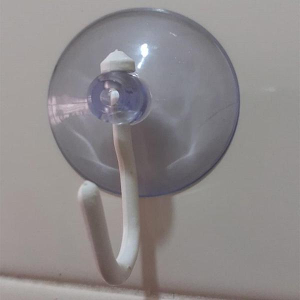 40 Ventosas 4 Cm Cabeça Redonda Silicone Vidro Pvc Gancho - H Plásticos Imagem de 40 Ventosas 4 Cm Cabeça Redonda Silicone Vidro Pvc Gancho