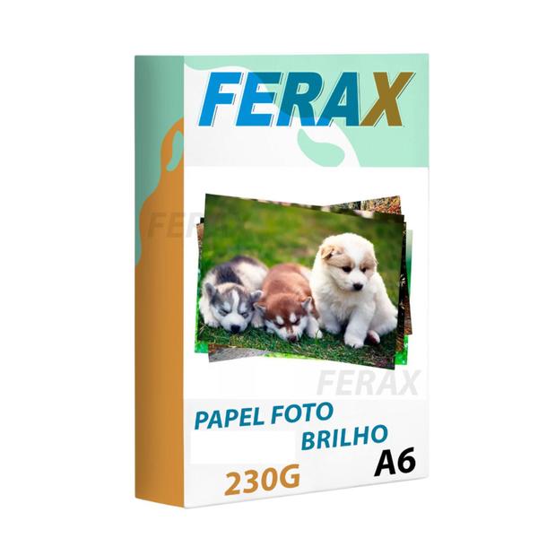 Imagem de 400 Folhas Papel Fotográfico Glossy 230g 10x15 Padrão