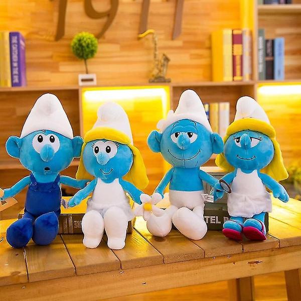 Imagem de 40cm Boneca Smurf Plush Toy Cartoon Anime Doll Toy Gift 3