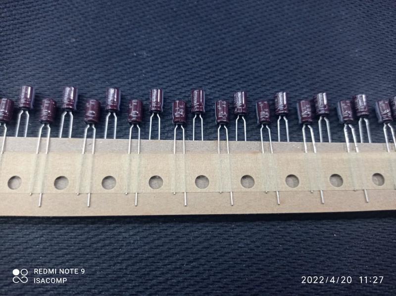 Imagem de 40x Capacitor Eletrolítico 1uf/50v 105º 4x7mm Chemicon