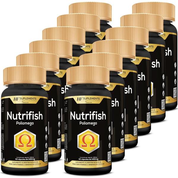 Imagem de 40x nutrifish poliomega 60caps 1450mg hf suplements