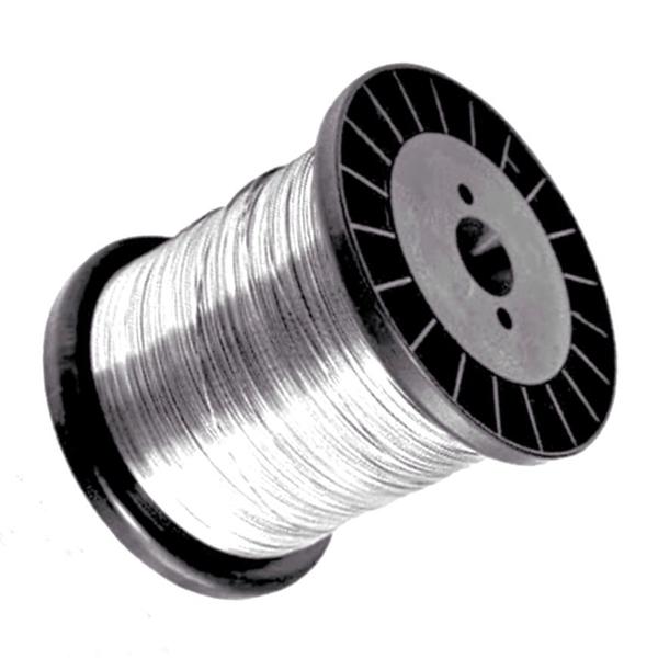 Imagem de 41 Mt Linha/Fio/Arame de aço inox 304L polido mole 2,00mm - 1 kg