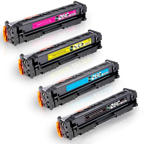 Imagem de 414a -  kit toner color compatível com hp w2020a 414a sem chip