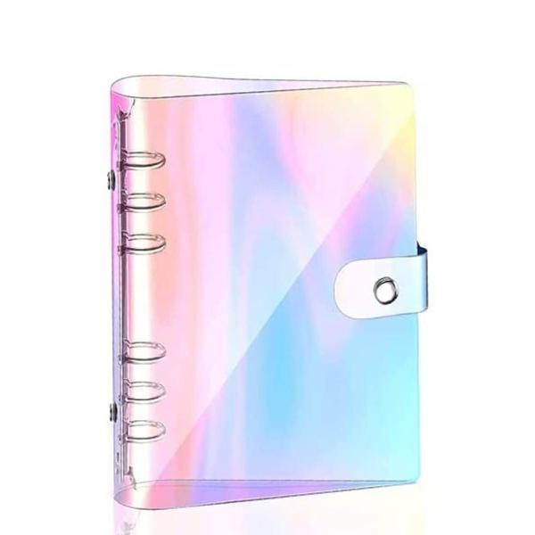 Imagem de 41pcs A6 PVC Waterproof Binder, 6 Ring Binder Notebook Cash