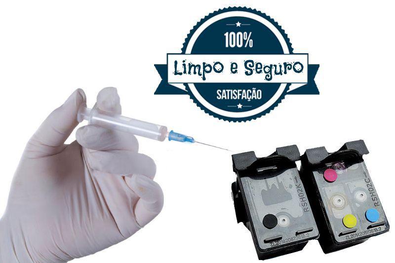 450Ml Kit Tinta Recarga Cartuchos Impressoras 56, 57, 60, 61, 92,93 - ORIGINAL COLOR Imagem de 450Ml Kit Tinta Recarga Cartuchos Impressoras 56, 57, 60, 61, 92,93