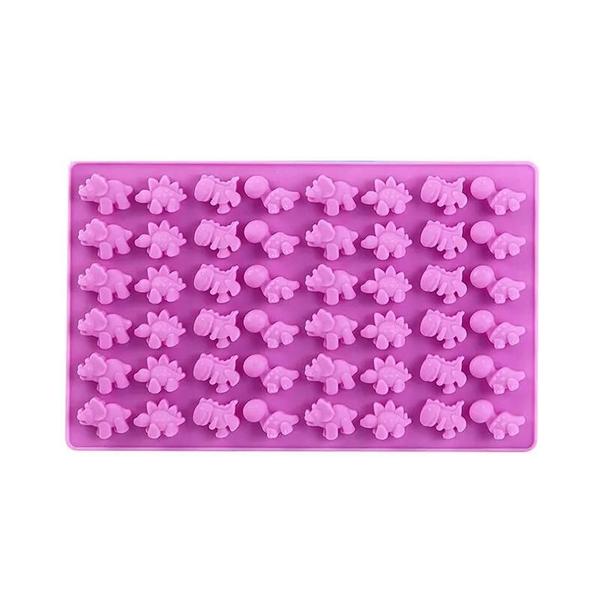 Imagem de 48 Moldes de Silicone para Bolos e Doces em Formato de Dinossauro