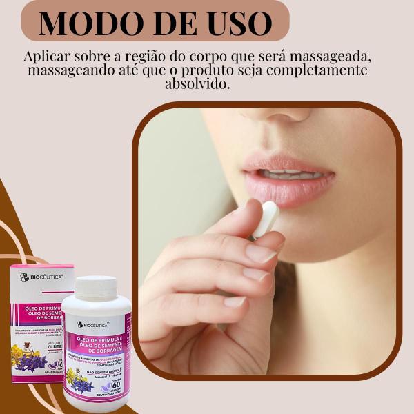 48 Suplemento Alimentar Biocêutica Óleo de Prímula e Óleo de Semente de Borragem Pote 60 Cápsulas Imagem de 48 Suplemento Alimentar Biocêutica Óleo de Prímula e Óleo de Semente de Borragem Pote 60 Cápsulas