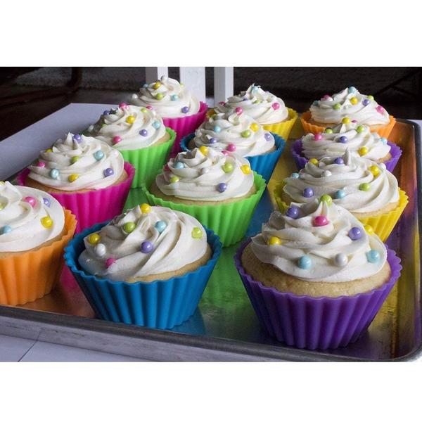 Imagem de 48pcs. Forminha Para Mini Cupcake Muffin - Forma De Silicone