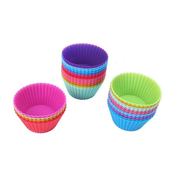 Imagem de 48pcs. Forminha Para Mini Cupcake Muffin - Forma De Silicone