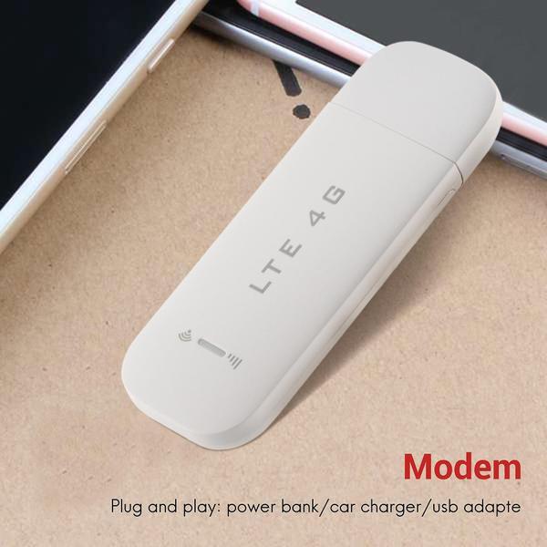 Imagem de 4g wifi roteador usb dongle modem sem fio 100mbps com slot p