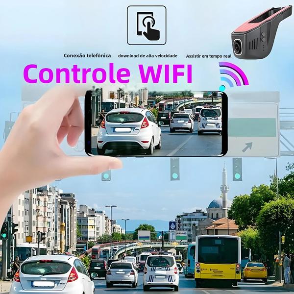 Imagem de 4K 2160P WiFi Carro DVR Dash Cam 2K 1600P 1080P 24H Monitor De Estacionamento APP Controle Dash