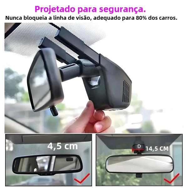 Imagem de 4k 2160p Wifi Carro Dvr Traço Cam 2k 1600p 1080p Monitor De Estacionamento Controle App Gravador