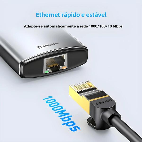 Imagem de 4K 60Hz USB C Hub Ethernet Porta PD 100W Adaptador Para MacBook pro USB 3.0 Laptop Tablet Acessórios