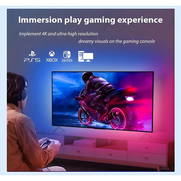 Imagem de 4K HDMI 21 Ambiente Inteligente LED TV Backlight Kit Wifi Alexa Google Assistant Control