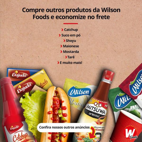 4Kits 192 Sachês Maionese Verde Salsa DAjuda Para Salada Petisco 7G Churrasco Sanduíche e Tacos - Wilson Foods Imagem de 4Kits 192 Sachês Maionese Verde Salsa DAjuda Para Salada Petisco 7G Churrasco Sanduíche e Tacos