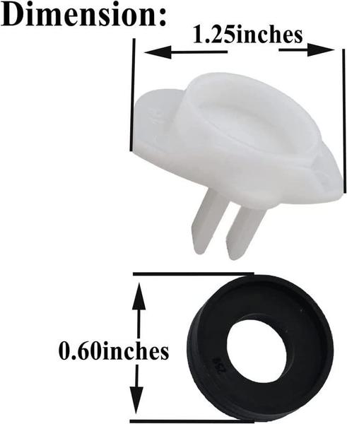 4PCS 101237 OEM para Moen Cup Seal & Diverter Gate para Ameixa - Gugaguga Imagem de 4PCS 101237 OEM para Moen Cup Seal & Diverter Gate para Ameixa