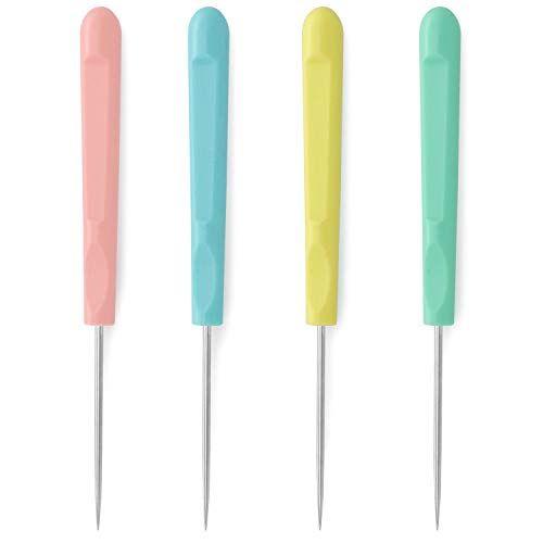 4Pcs Açúcar Mexa Agulha Escrite Agulha Agulha Decoramento de Suprimentos Ferramenta 5,2 Polegadas - Muchfun Imagem de 4Pcs Açúcar Mexa Agulha Escrite Agulha Agulha Decoramento de Suprimentos Ferramenta 5,2 Polegadas