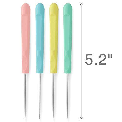 4Pcs Açúcar Mexa Agulha Escrite Agulha Agulha Decoramento de Suprimentos Ferramenta 5,2 Polegadas - Muchfun Imagem de 4Pcs Açúcar Mexa Agulha Escrite Agulha Agulha Decoramento de Suprimentos Ferramenta 5,2 Polegadas