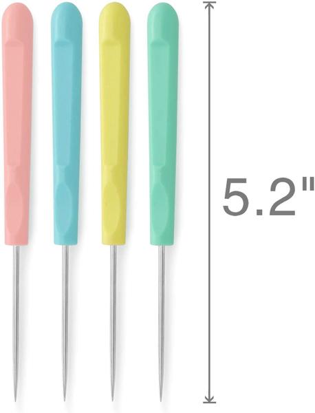 4Pcs Açúcar Mexa Agulha Escrite Agulha Agulha Decoramento de Suprimentos Ferramenta 5,2 Polegadas - Muchfun Imagem de 4Pcs Açúcar Mexa Agulha Escrite Agulha Agulha Decoramento de Suprimentos Ferramenta 5,2 Polegadas