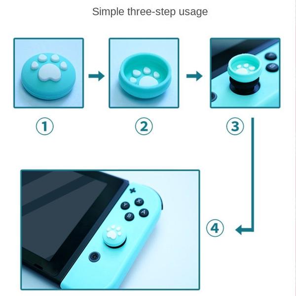 Imagem de 4pcs adequados para switch console rocker cap, pet