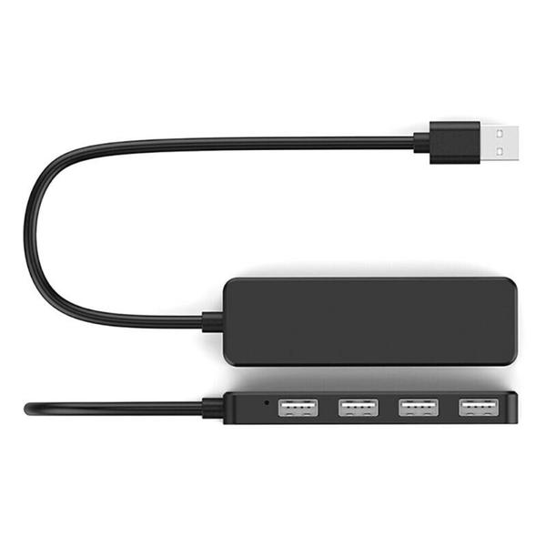 Imagem de 4Ports USB HUB 2.0 Adaptador de alta velocidade Multi Splitter Expansão Desktop PC Laptop