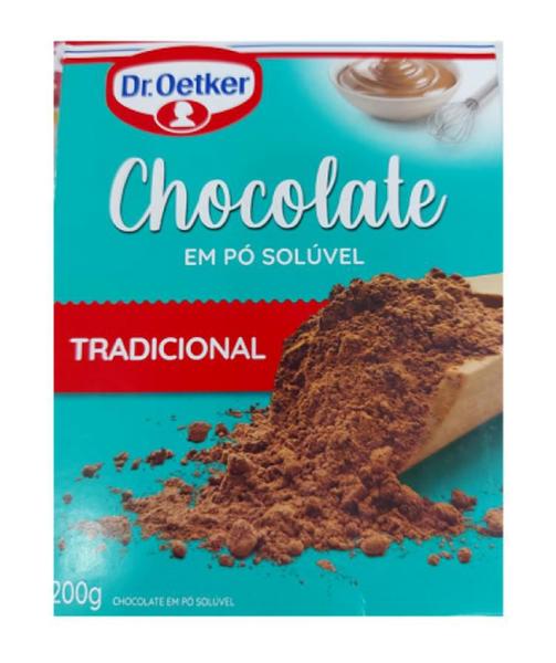 Imagem de 4un Chocolate em Pó Solúvel Tradicional 200g - Dr. Oetker