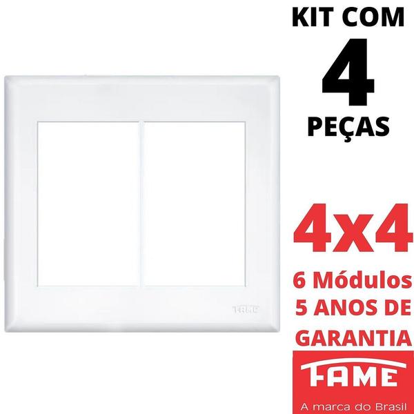 Imagem de 4un Placa 4X4 06 Módulos Com Suporte Evidence