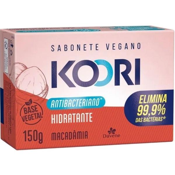 Imagem de 4UN Sabonete Vegetal Koori Antibac Hidratante 150g Davene