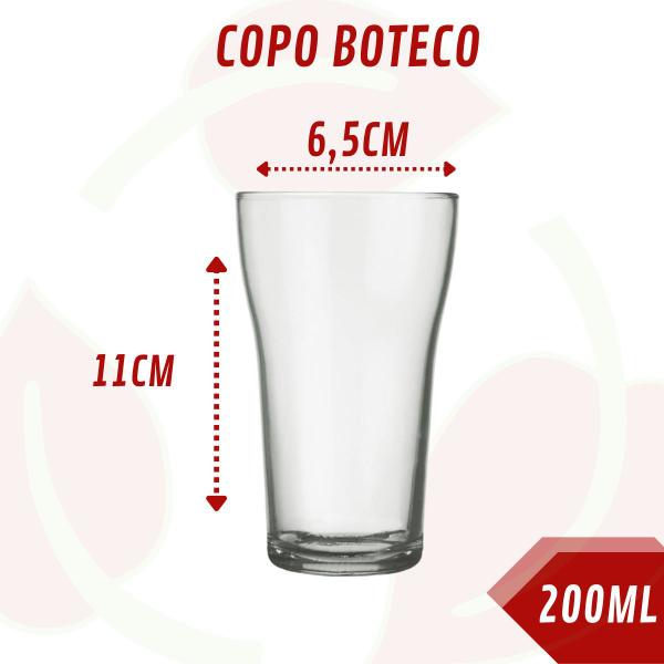 Imagem de 4UNI Copo Boteco 200ML Cerveja Petisco Bar Festas Drinks