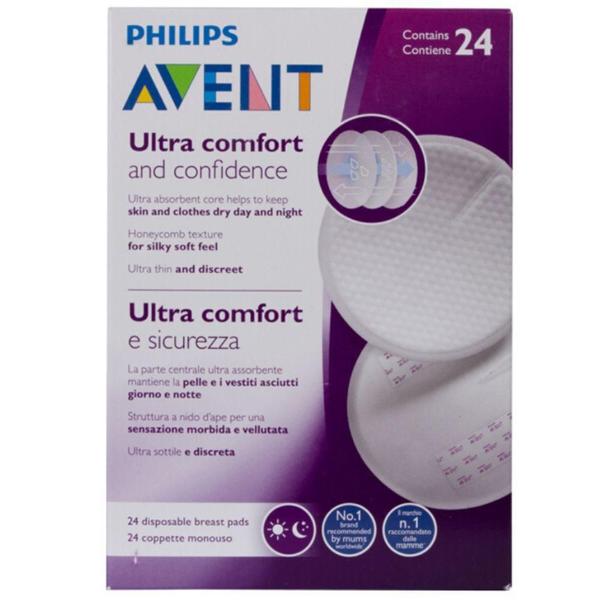 Imagem de 4X Absorvente Descartavel Para Seios - 24Un - Philips Avent