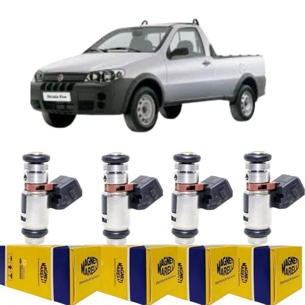 4X Bicos Injetor Palio Weekend 16V 1.6 1997 Em Diante Iwp001 - Magneti Marelli Imagem de 4X Bicos Injetor Palio Weekend 16V 1.6 1997 Em Diante Iwp001