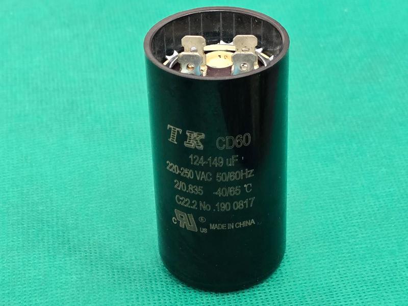 Imagem de 4x Capacitor Partida 124-149uf/220v-250v Cd60 35x70mm Tk