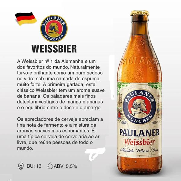 Imagem de 4X Cerveja Alemã Paulaner Weissbier 500Ml