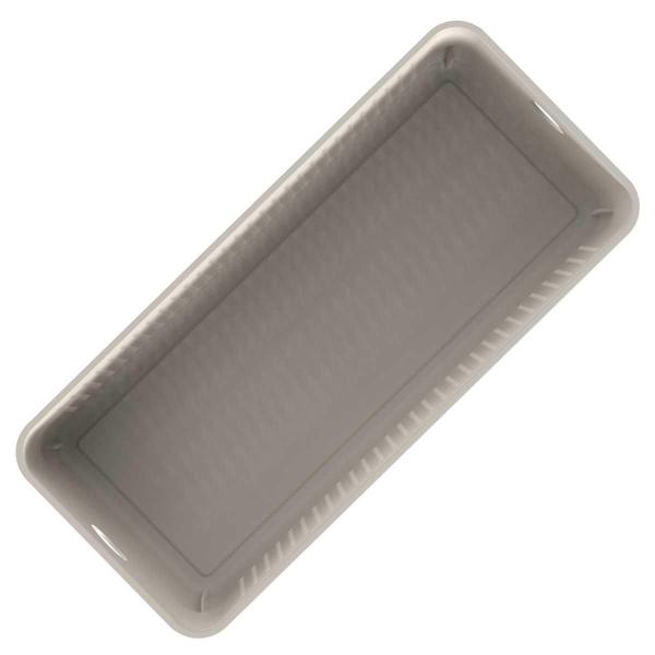 4x Cesto 4,2L Organizador OU Flow Bege 12cm x 13cm x 27cm Imagem de 4x Cesto 4,2L Organizador OU Flow Bege 12cm x 13cm x 27cm