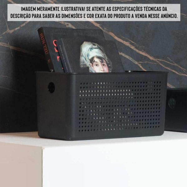 4x Cesto 4,2L Organizador OU Flow Bege 12cm x 13cm x 27cm Imagem de 4x Cesto 4,2L Organizador OU Flow Bege 12cm x 13cm x 27cm