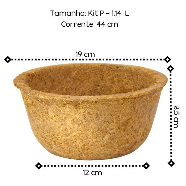 Imagem de 4X Kit Vaso Cuia Nutricoco Pequeno (1,14L) NUTRIPLAN