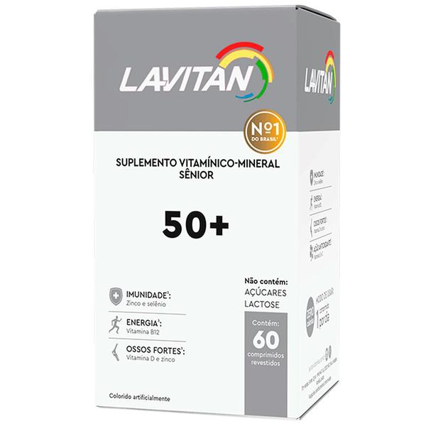 Imagem de 4x lavitan vitalidade suplemento vitaminico mineral Ferro Selênio Zinco 60caps cimed