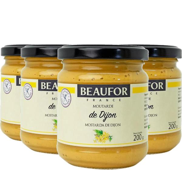 Imagem de 4X Mostarda Dijon Beaufor 200G