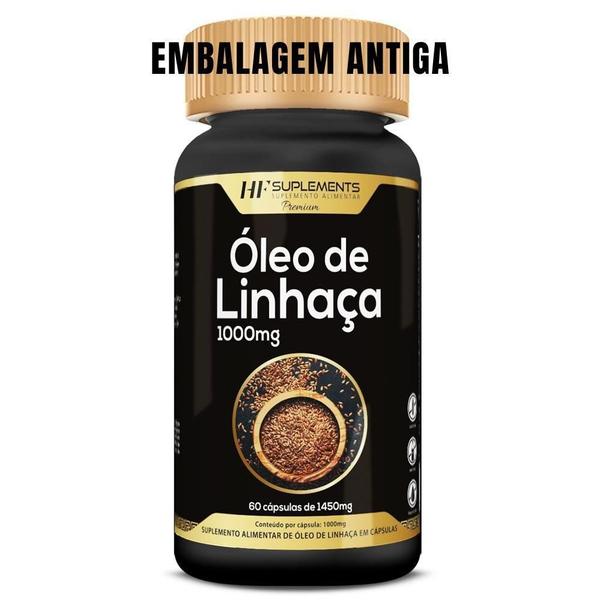 Imagem de 4X Oleo De Linhaça 60Caps Premium Hf Suplementos