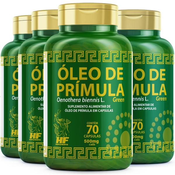 Imagem de 4X Oleo De Primula Hf Suplementos 70 Caps