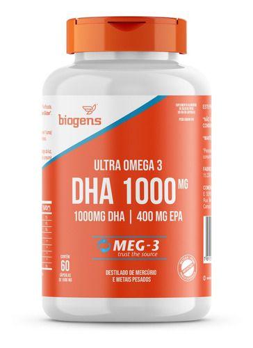 Imagem de 4x Omega 3 Dha 1000mg / Epa 400mg, Cert. Mag-3 60cps Biogens